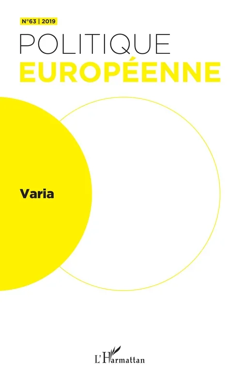VARIAPolitique EuropéenneN°63