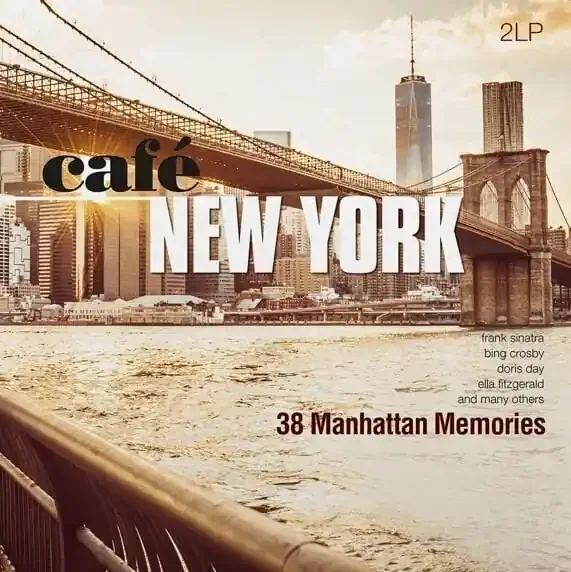 Various Artists – Cafe New York – 38 Manhattan Memories (Limited Edition) (Clear Coloured) (2 LP)