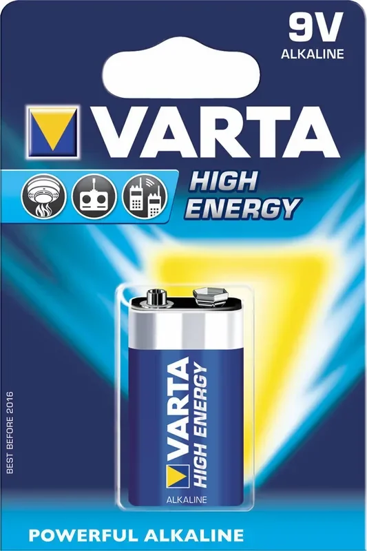 Varta 6F22 High Energy 9V Pile