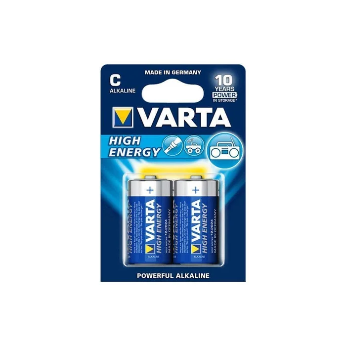 Varta Piles Alcalines Type C 1,5 V – Lot de 2 Piles pour Mégaphones