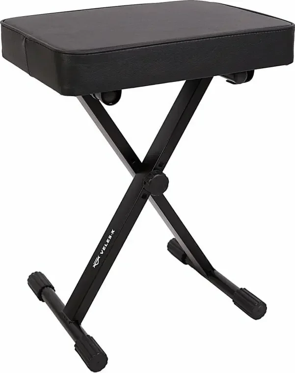 Veles-X CKB01 Banc pour piano en métal Black