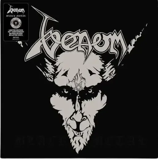 Venom – Black Metal (Silver & Black Splatter Coloured) (LP)