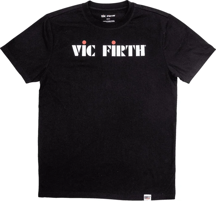Vic Firth Black Logo Tee MD