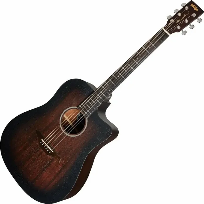 Vintage VE440WK Whisky Sour Guitare Dreadnought acoustique-électrique