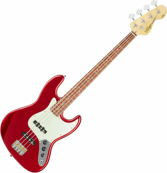 Vintage VJ74 CAR Candy Apple Red Basse électrique