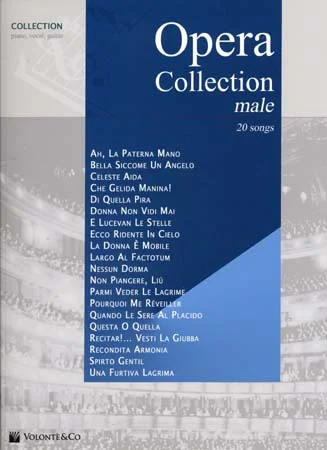 Volonte&Co Collection Male 20 Songs – Ch, Piano