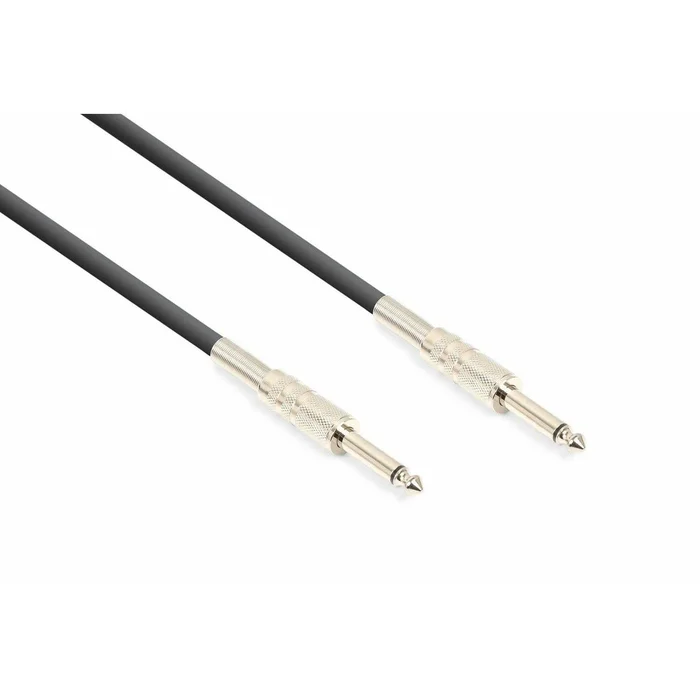 Vonyx Câble Jack Mono 6,35m »m – 6 Mètres, Noir