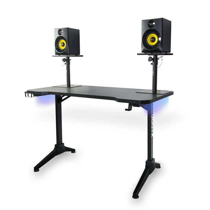 Vonyx DB20 – Bureau Studio LED 120cm – Noir