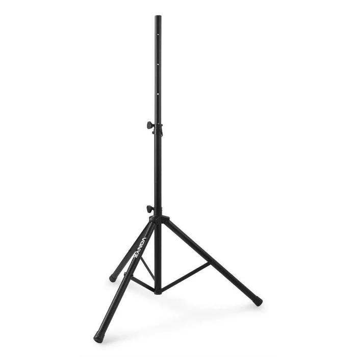 Vonyx LS01 – Pied d&rsquo;Enceinte Réglable, Hauteur 110 à 175 cm – Noir, Charge Maximale 30 kg