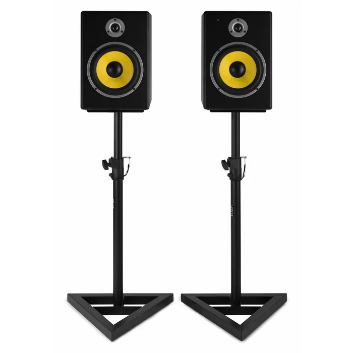Vonyx Set de 2 Pieds d’Enceintes de Monitoring Réglables – Pack