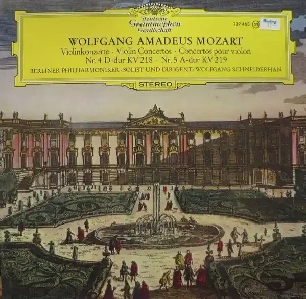 W.A. Mozart – Violinkonzerte No 4 & No 5 (LP)