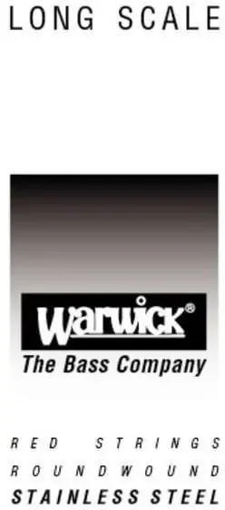 Warwick Red .055‘‘ Corde de basse à l‘unité
