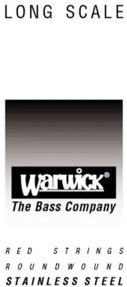 Warwick Red .075‘‘ Corde de basse à l‘unité