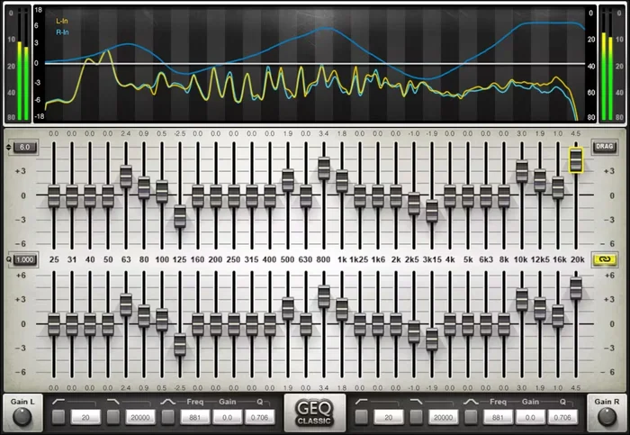 WAVES Geq Graphic Equalizer