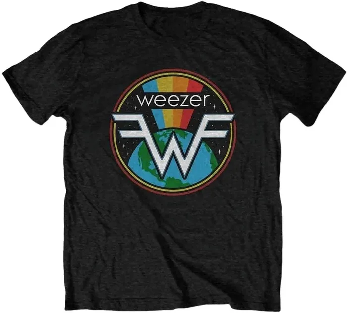 Weezer T-shirt Symbol Logo Unisex Black 2XL