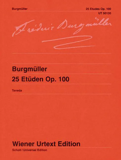 Wiener Urtext Edition Burgmuller F. – 25 Etuden Op. 100 – Piano