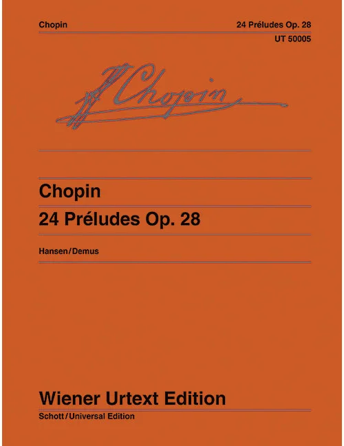 Wiener Urtext Edition Chopin – 24 Preludes Op. 28 – Piano
