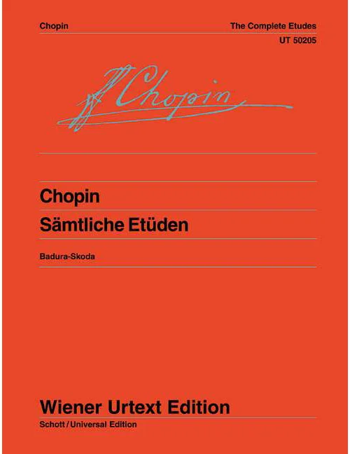Wiener Urtext Edition Chopin – Etudes Op. 10 + 25 – Piano