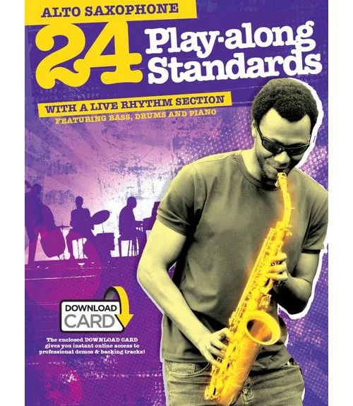 Wise Publications 24 Play Along Standards – Alto Saxophone