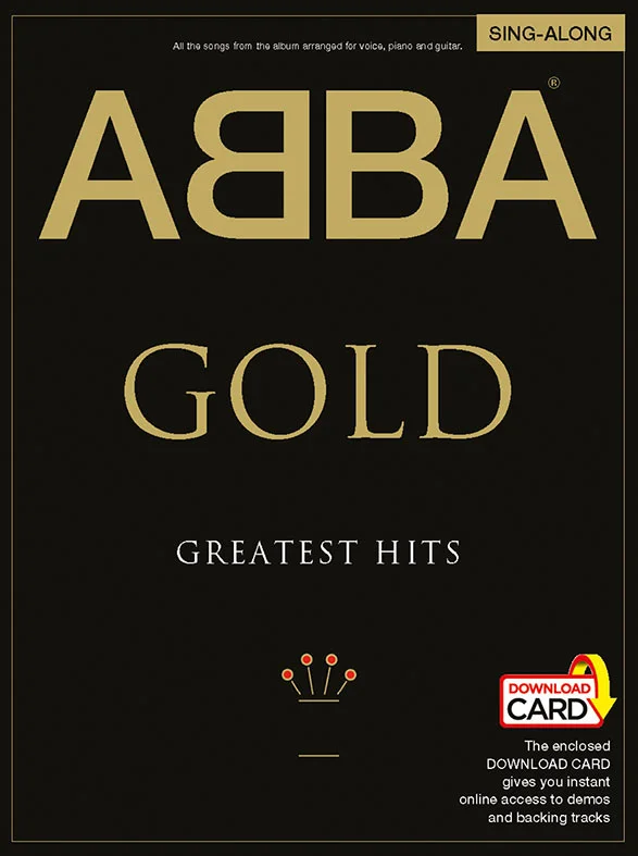 Wise Publications Abba – Gold Greatest Hits Sing Along + 2 Audio En Ligne – PVG