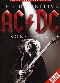 Wise Publications Ac/dc Definitive Songbook Tab Updated Edition