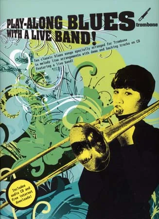 Wise Publications Play Along Blues With A Live Band + CD – Trombone