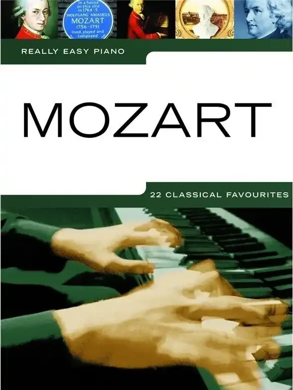 Wise Publications Really Easy Piano Mozart Notes