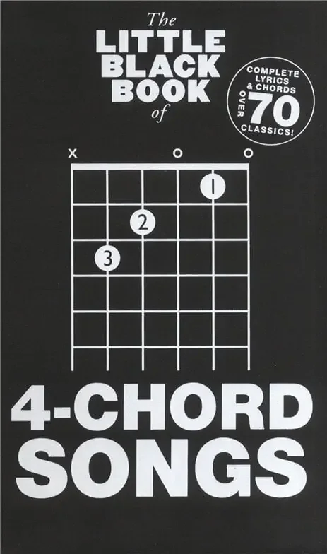 Wise Publications The Little Black Book of 4-Chord Songs Notes