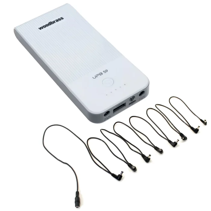 Woodbrass UPB59 Power Bank Alimentation Pédales + UCF8 Guirlande Offerte