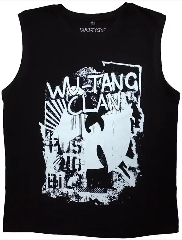 Wu-Tang Clan T-shirt Graffiti Unisex Black M