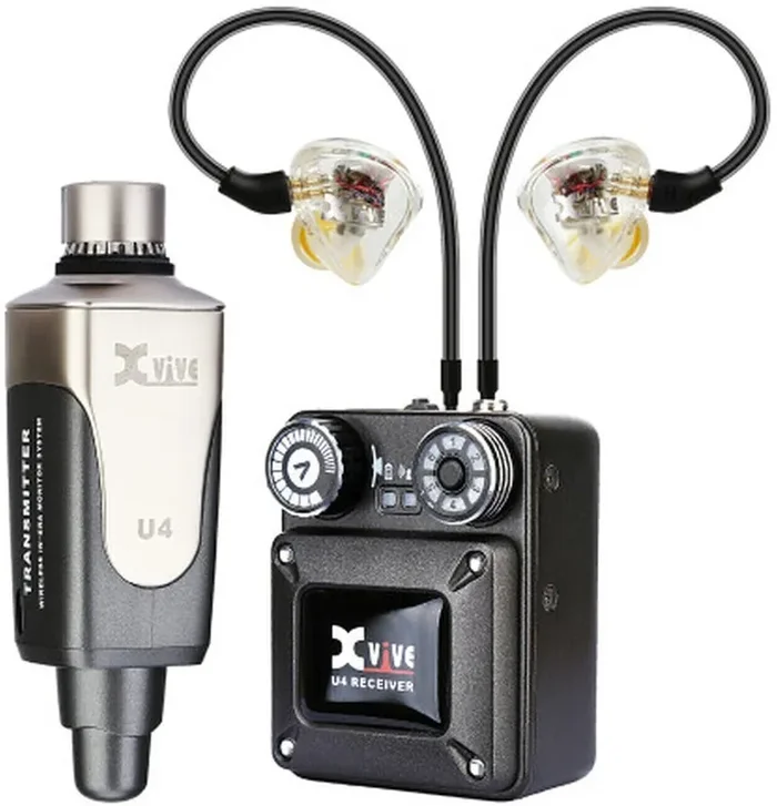 XVive XVT9U4 Surveillance intra-auriculaire sans fil ISM 2,4 GHz