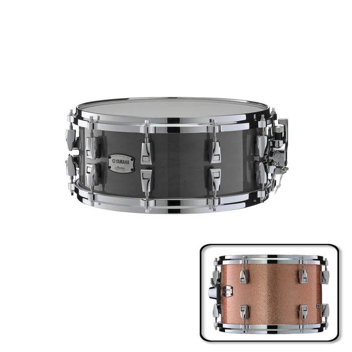 YAMAHA Absolute Hybrid Maple 14X6 Pink Champagne Sparkle