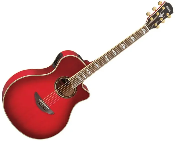 Yamaha APX 1000 CRB Crimson Red Burst Guitare Jumbo acoustique-électrique