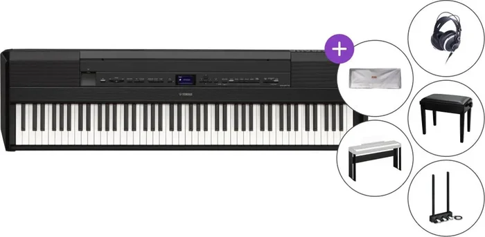 Yamaha P-525B Deluxe SET Piano de scène Black
