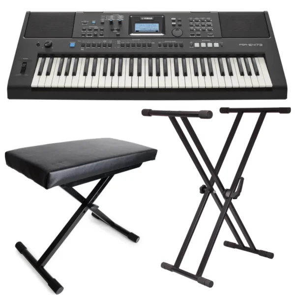 Yamaha PACK PSR-E473 + SK002 + SKB07