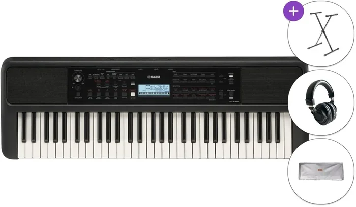 Yamaha PSR-E383 SET Clavier dynamique Black