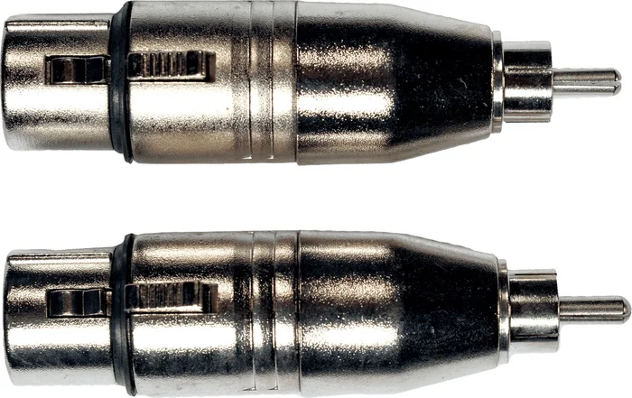 Yellow Cable Adaptateur RCA Male XLR Fem.- Lot de 2