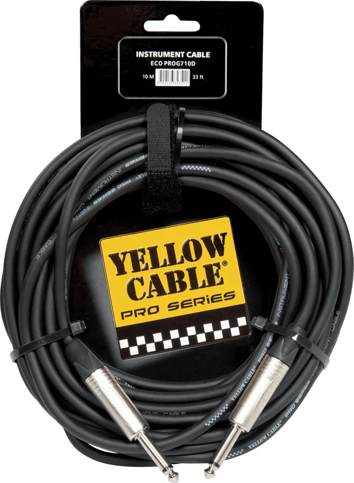 Yellow Cable Cordon Jack Jack 10 M Neutrik