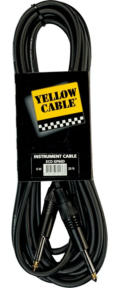 Yellow Cable Cordon Jack Jack Diam. 6 – 6M