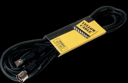 Yellow Cable Cordon Midi 2 Din 5 Broches 3 M
