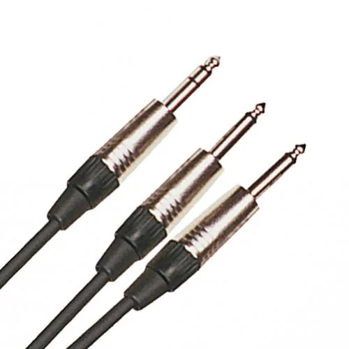 YELLOW CABLE K05 JACK STÉRÉO/2 JACK MONO – 3M