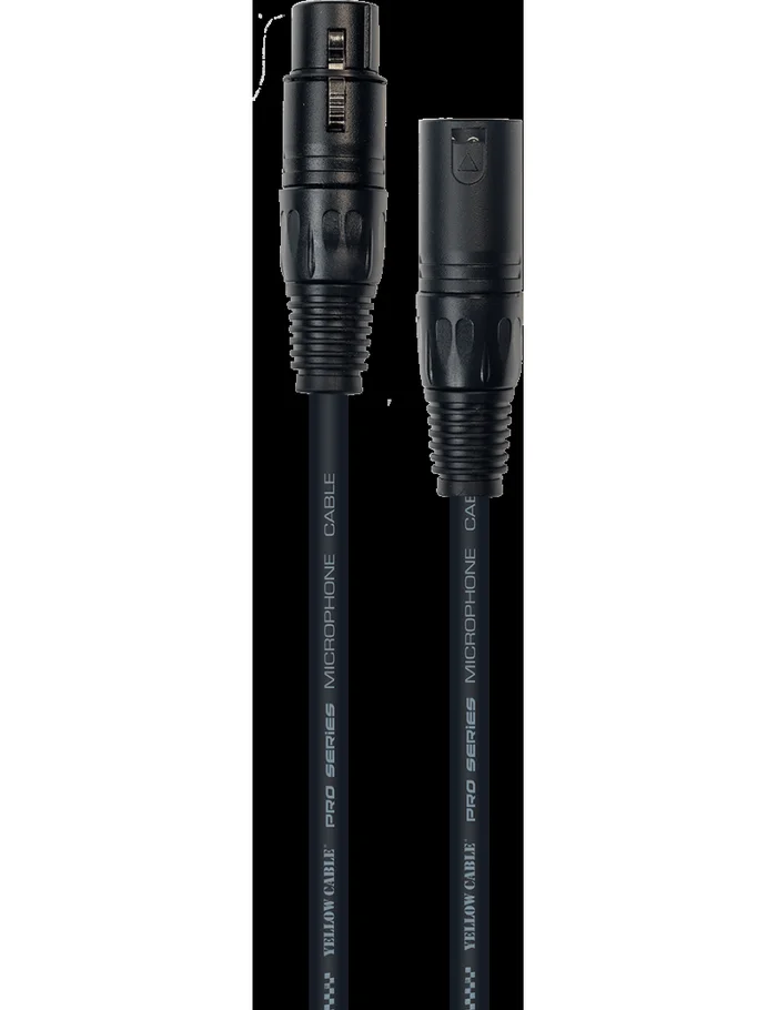 Yellow Cable M10X câble micro XLR Mâle – XLR Femelle 10m