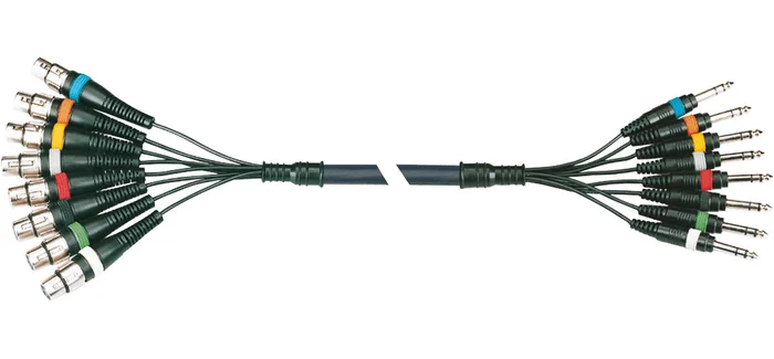 Yellow Cable Octopaire 8 Jack Stéréo 8 XLR Fem. 3 M
