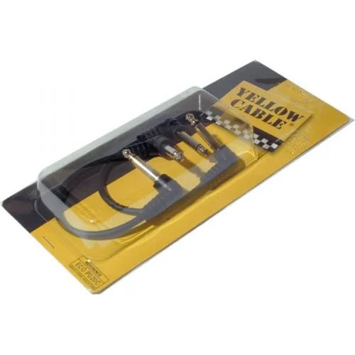 YELLOW CABLE P020C PATCH JACK COUDÉ /JACK COUDÉ – 20 CM (X2)