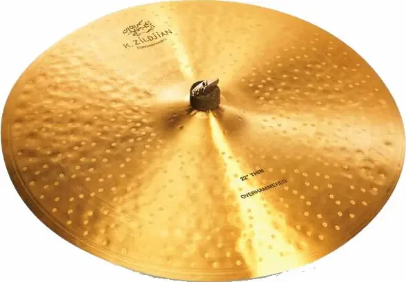 Zildjian K1101 K Constantinople Thin Overhammered 22″ Cymbale ride