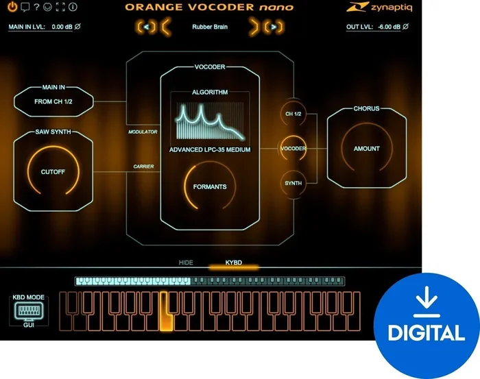 Zynaptiq ORANGE VOCODER NANO (Produit numérique)